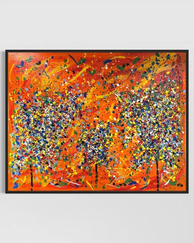 Zekeriyaköy'de Ağaçlar Turuncu