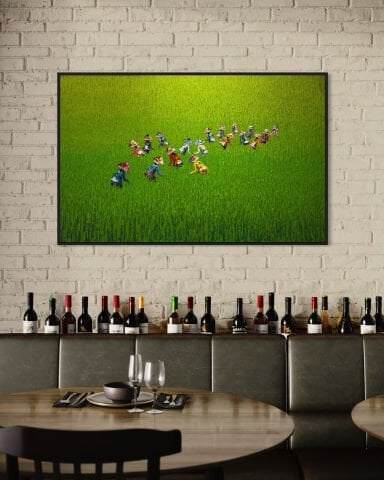 Buğday Tarlasında Hasat Küçük