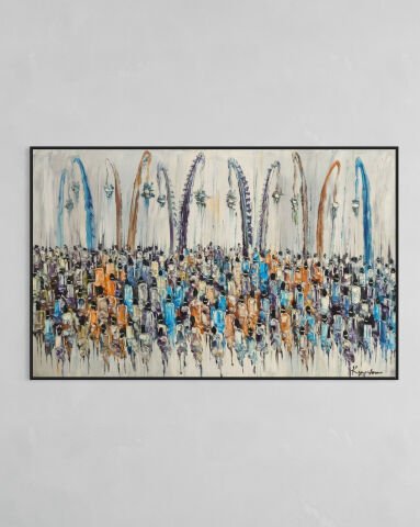 Worshiping in Bali Gray