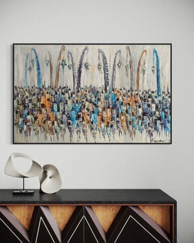 Worshiping in Bali Gray